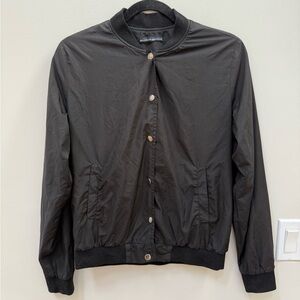 Brandy Melville Black Bomber Jacket